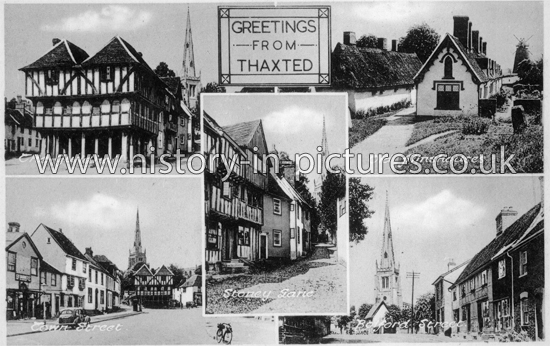 Greetings from Thaxted, Essex. c.1930's